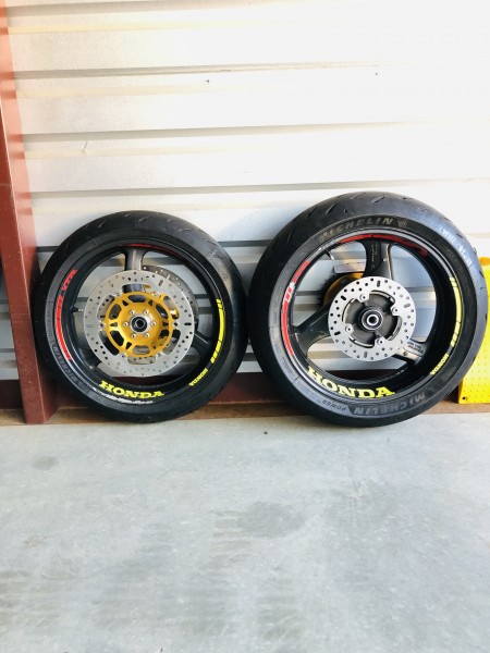 EBC sprockets and rotors.
