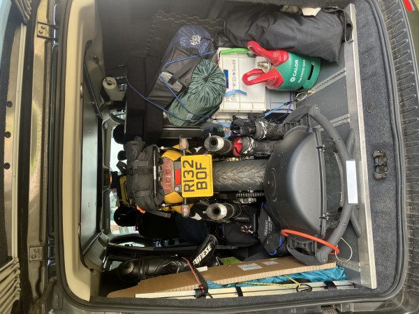 Van loaded