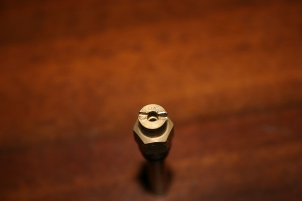190 main jet. Burred slot